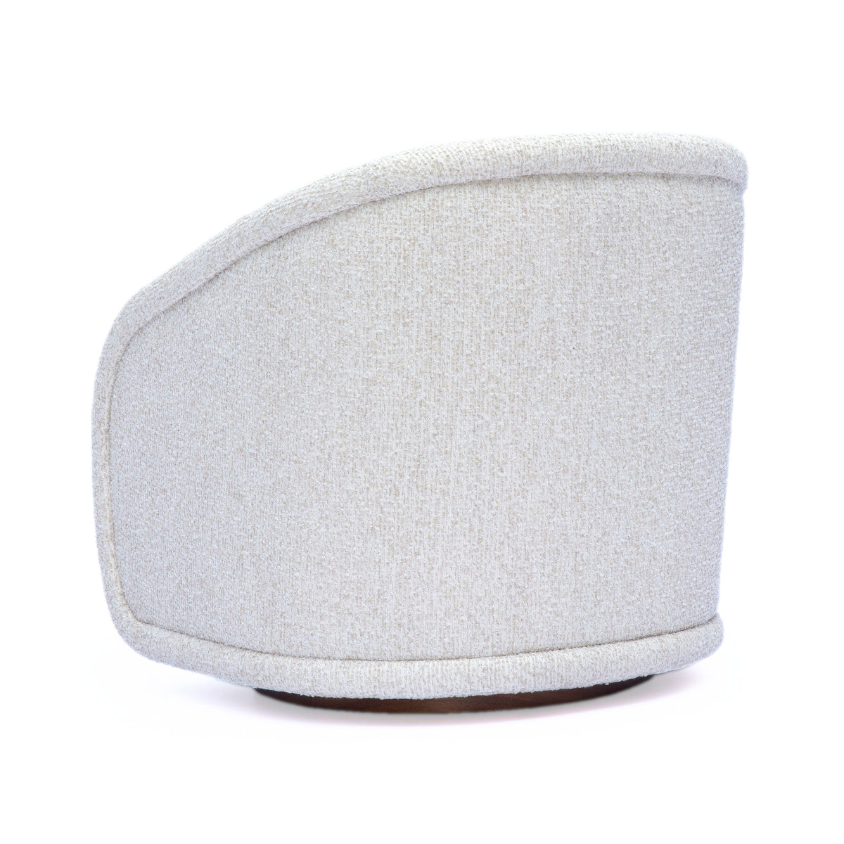 Clarke Cream Performance Boucle Swivel Accent Chair