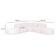 Gorge 5-Piece Modular Euro Sectional