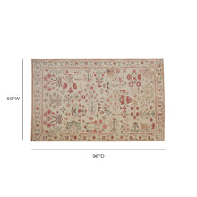 Jardin Hand Woven Wool Area Rug 5'X8'