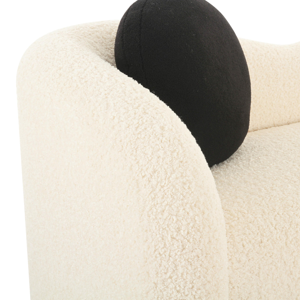 Leonie Faux Shearling Sofa (84"-103")