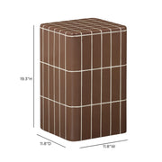 Tatiana Square Concrete Indoor/Outdoor Side Table