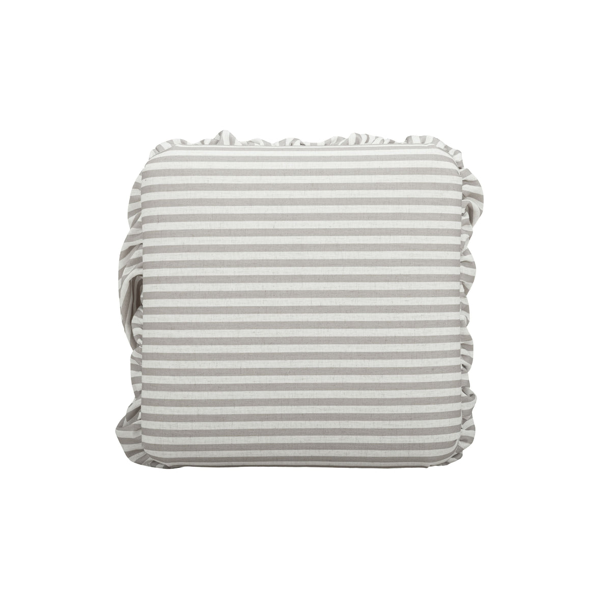 Gertrude Performance Linen Skirted Ottoman