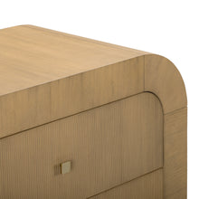 Hump 38" Arched 3-Drawer Bedside Chest