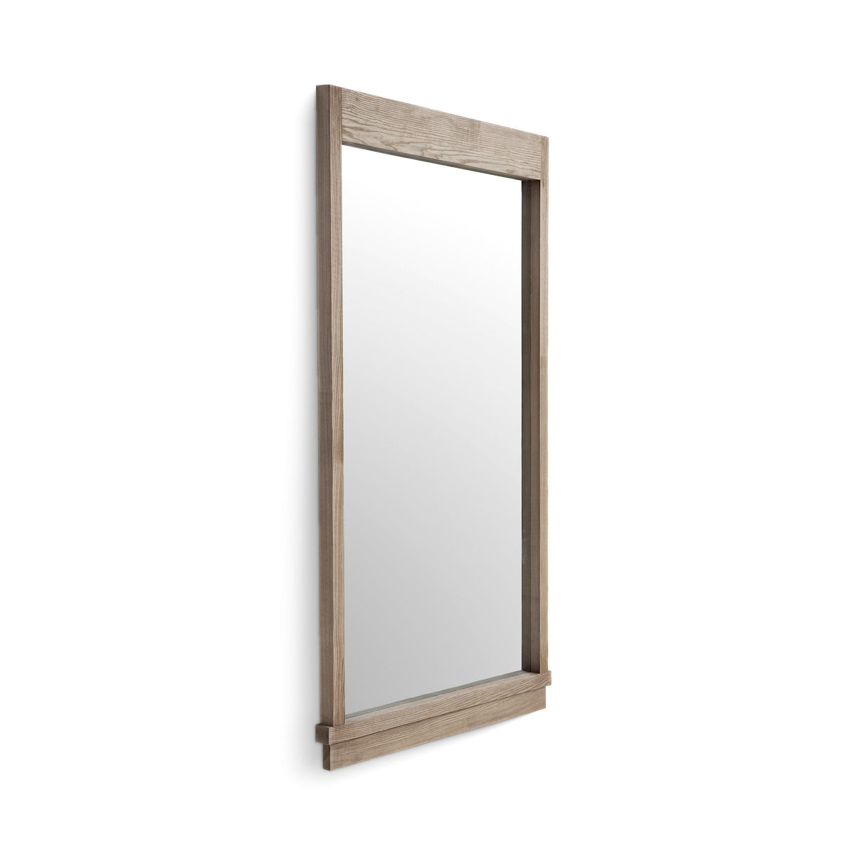 Aimee 44"X77" Solid Brushed Ash Floor Mirror