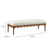 Oodle 56.5" Performance Vegan Mohair Bench