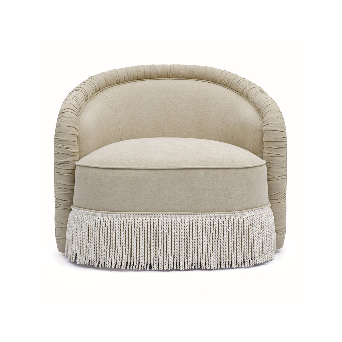 Pamela Tasseled Lounge Accent Chair